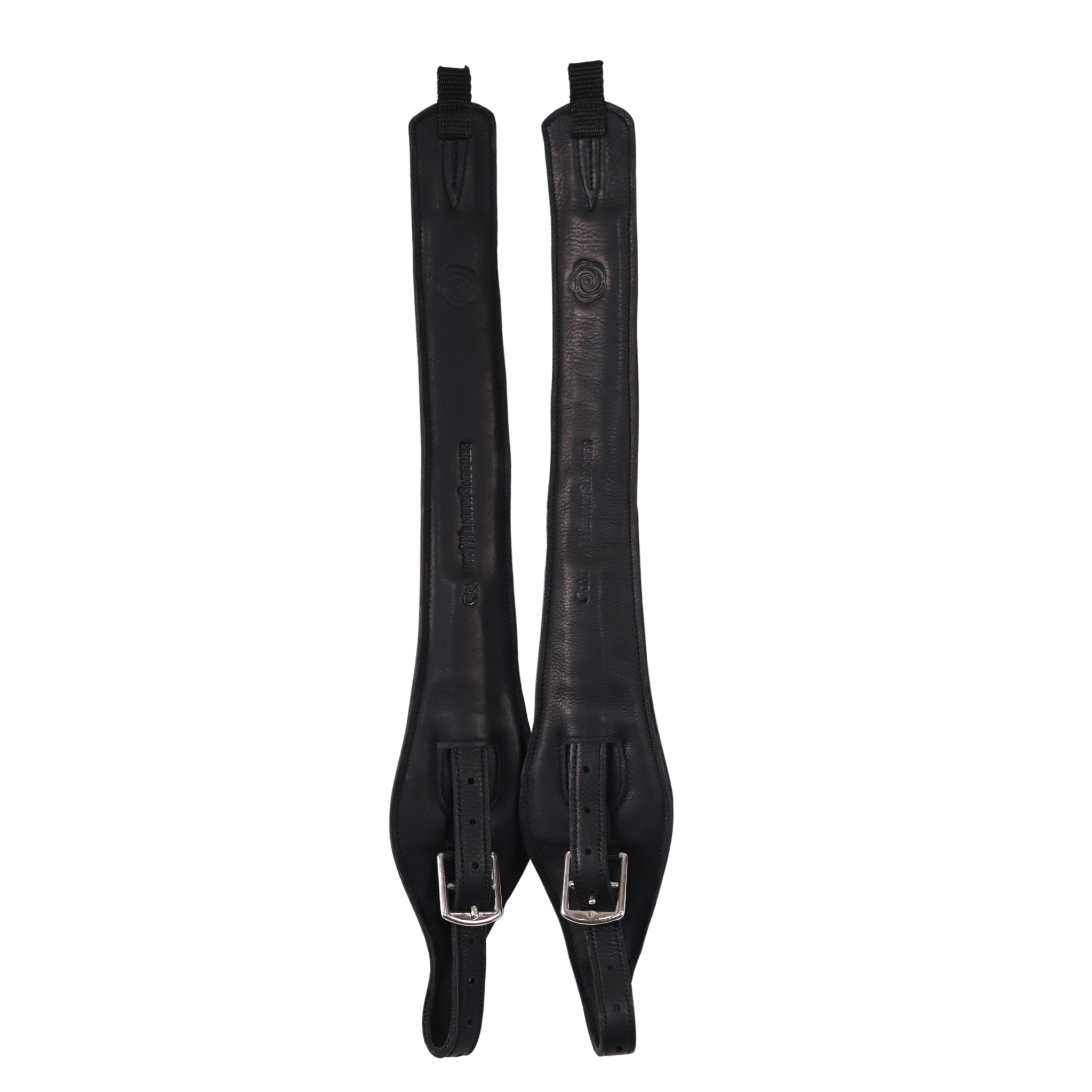 Black Cavell Stability Leathers against a white background.