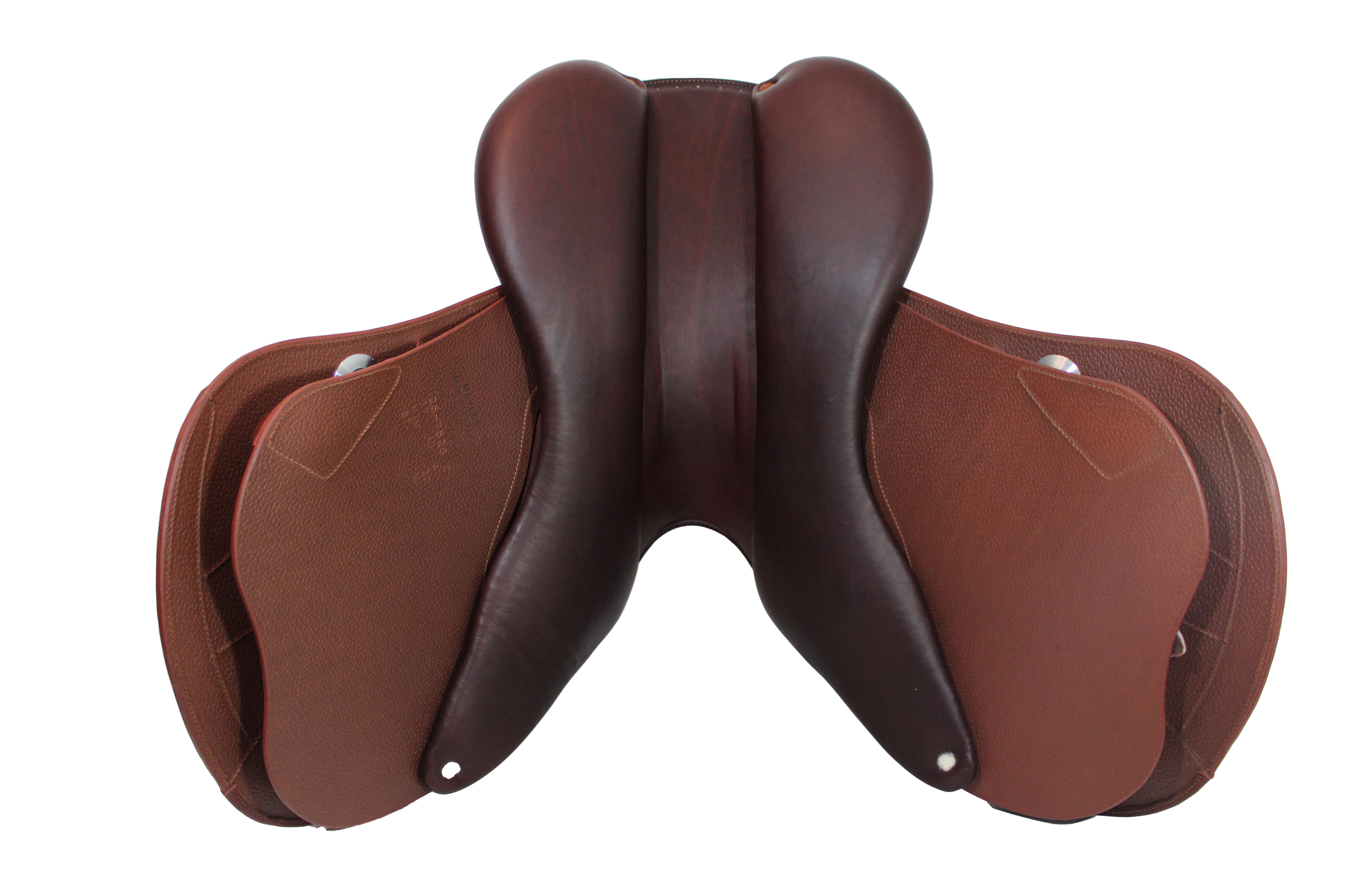 Meyer Act 1 jump saddle; underside view of saddle panels