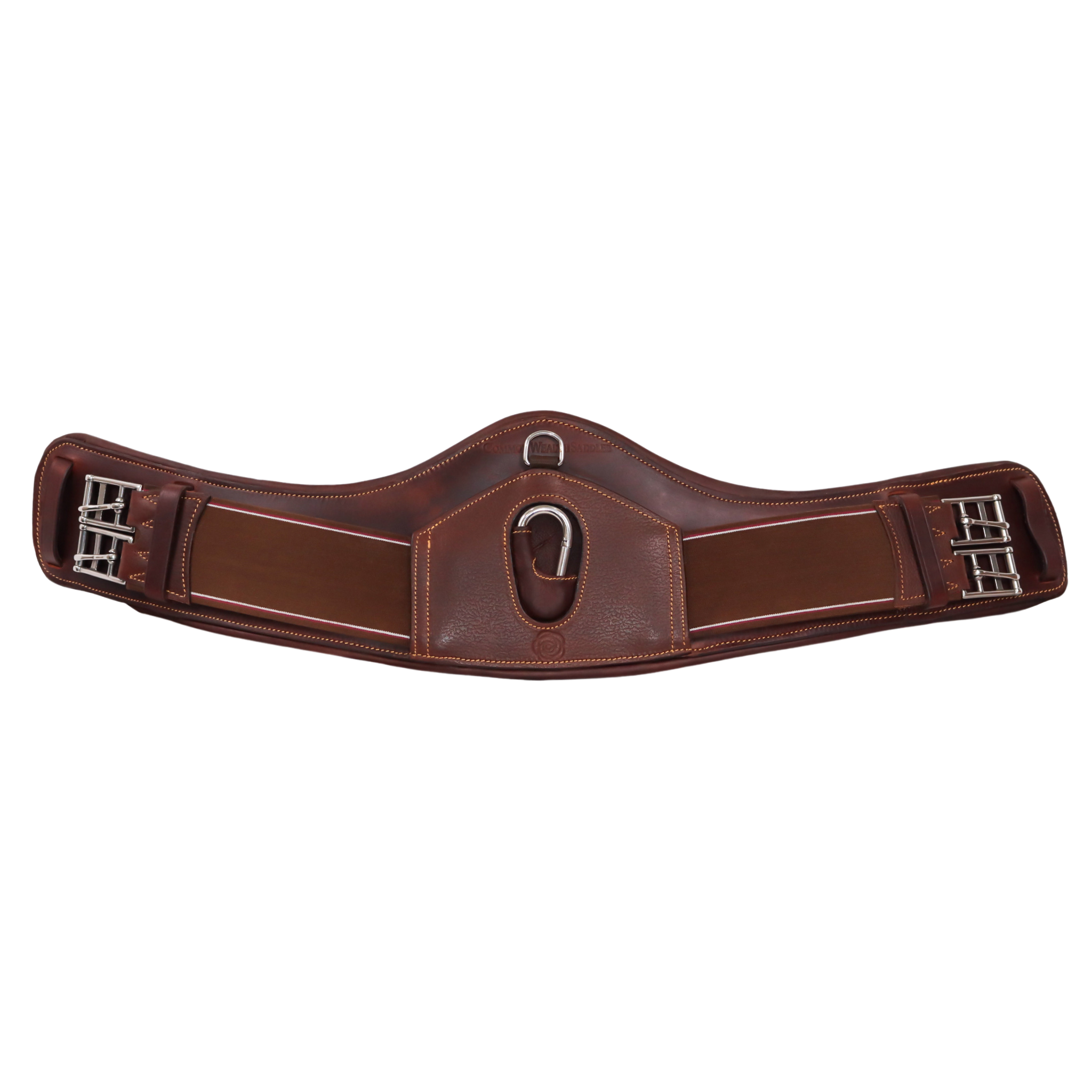Brown Powell Short Girth against a white background