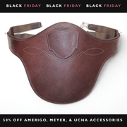 Meyer Anatomical Stud Girth - 130cm (52") - With Clip Cover