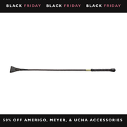 Ucha Short Whip - Smooth Leather with Leather Handle