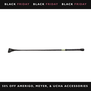 Ucha Short Whip - Braided Leather with Leather Handle