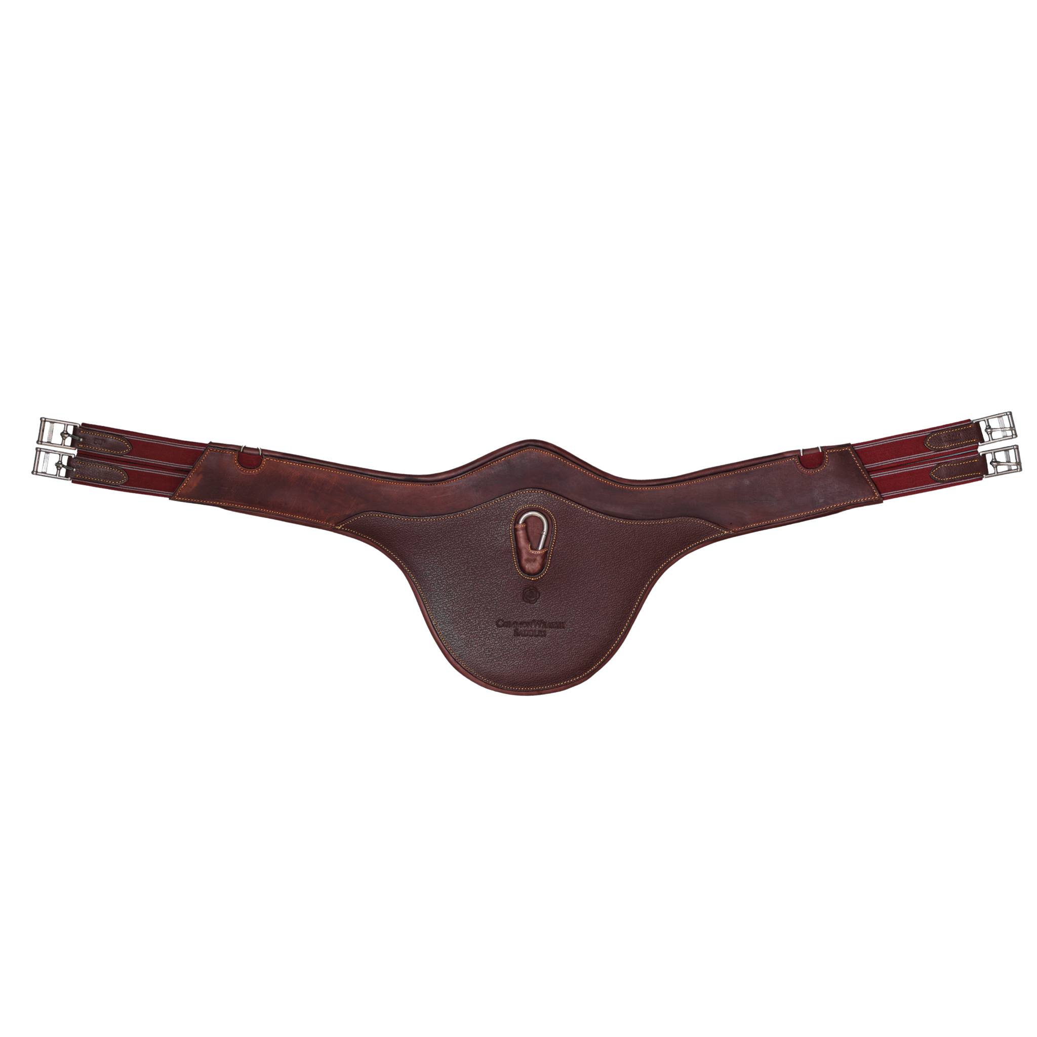 Hudson Long Anatomical Stud Girth against a white background