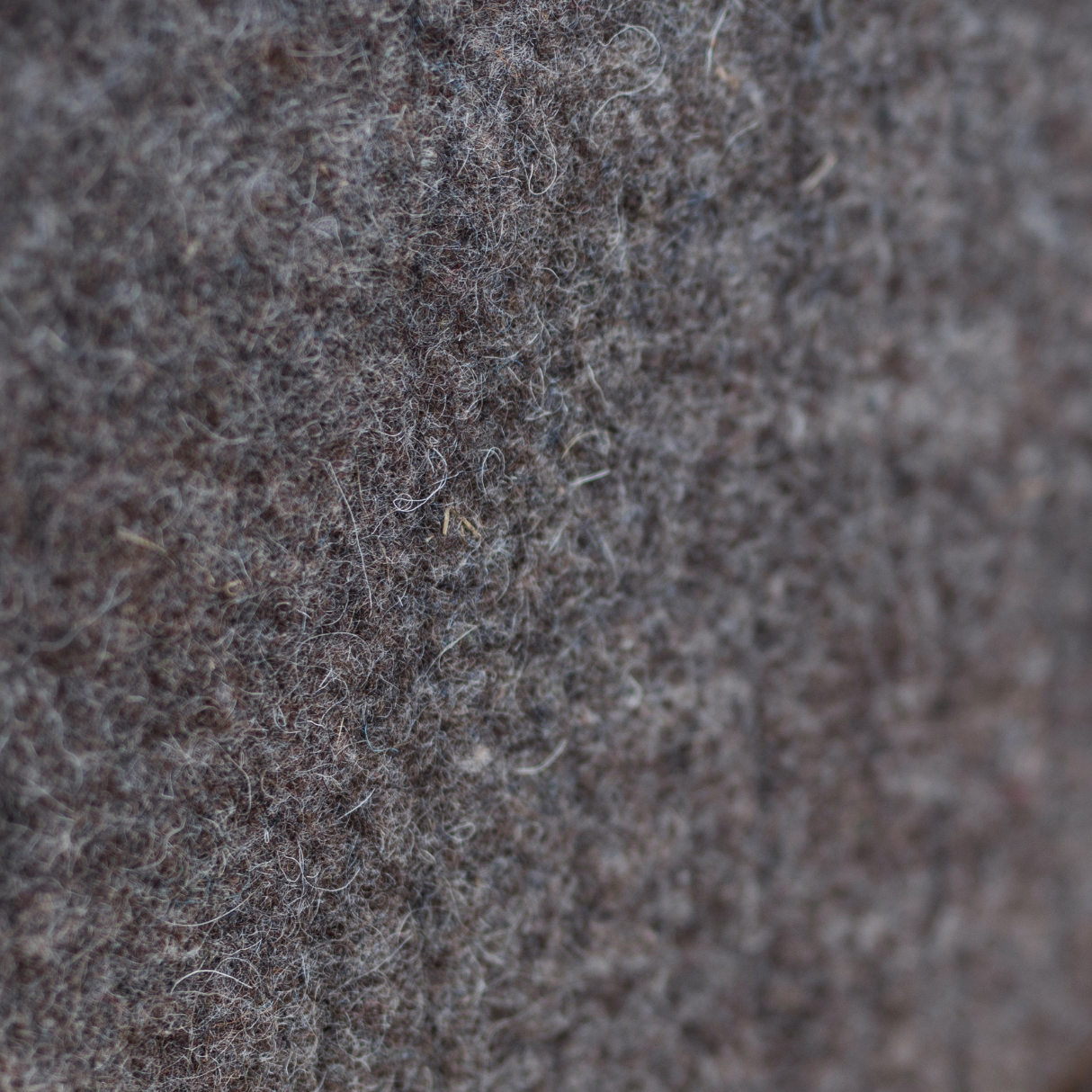 Close-up of felt to show texture of pad